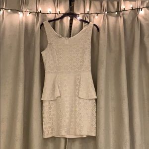 BEBE White Dress